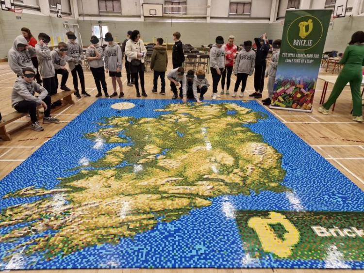 Mosaic map of Ireland